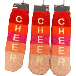 BNWT3 pairs of cozy socks really soft from The Gap